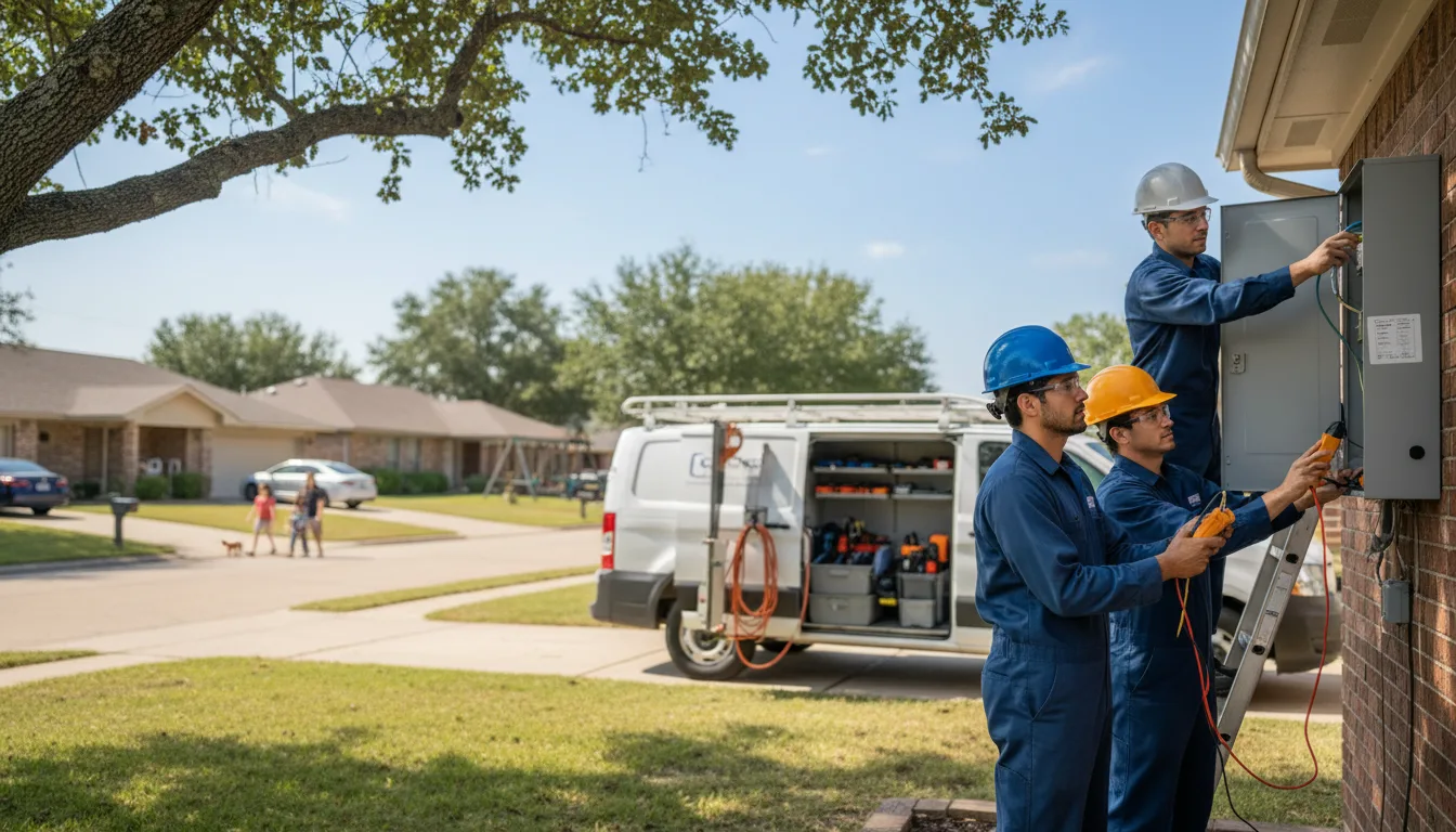 Certified electrician providing emergency electrical services in Fallston, NC